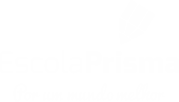 escola prisma logo branco png