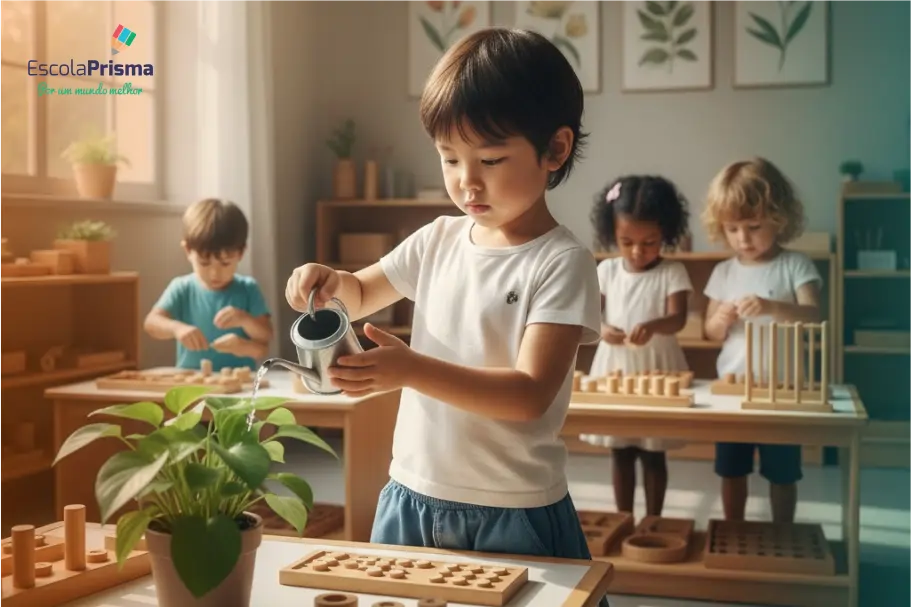 Análise dos Movimentos no Método Montessori: A Conexão entre Corpo e Mente na Escola Prisma