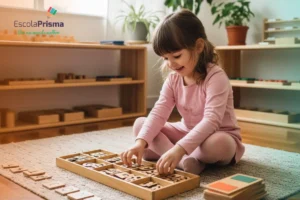 escrita isolada da leitura no método montessori - o diferencial da escola prisma na alfabetização infantil