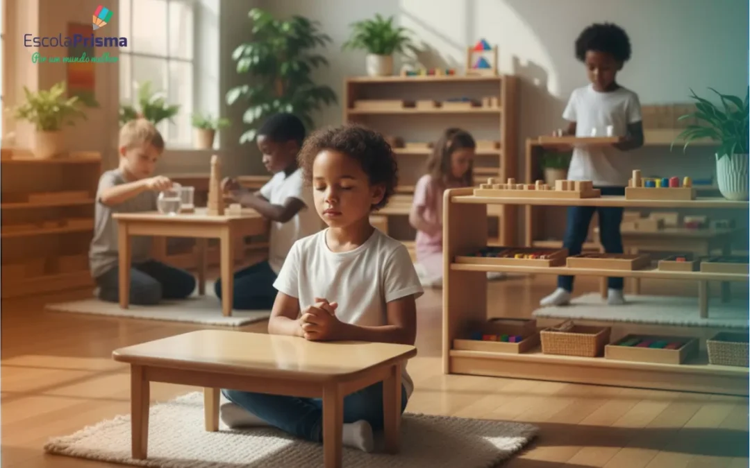 Exercícios de Silêncio no Método Montessori: A Chave da Concentração e Autocontrole na Escola Prisma