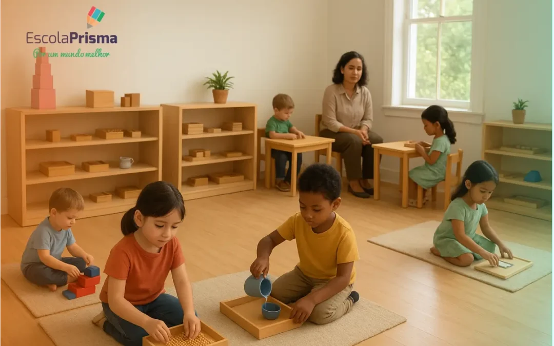 ordem no ambiente na escola prisma - o segredo montessori para uma mente organizada e serena