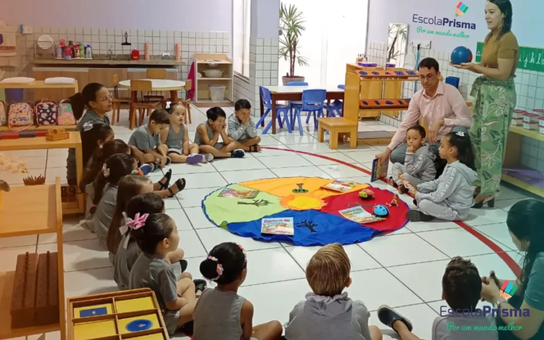 Projeto Roda de Leitura na Educação Infantil da Escola Prisma: Cultivando o Amor Pelos Livros em Família