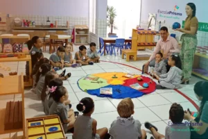 projeto roda de leitura na educação infantil da escola prisma - cultivando o amor pelos livros em família